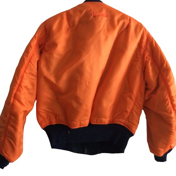 Men's Airforce Bomber Jacket - Navy - Reversible - Picture 5 of 8